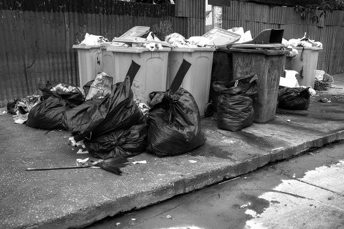 Professional rubbish clearance team in North London removing household items