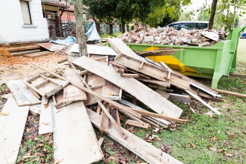 Satisfied customers after rubbish clearance in North London