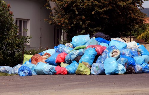 Waste clearance professionals at work in North London