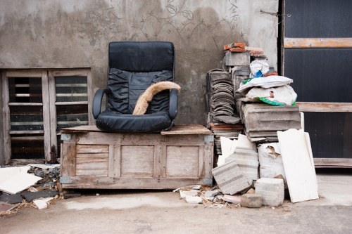 Residential and commercial waste bins in North London